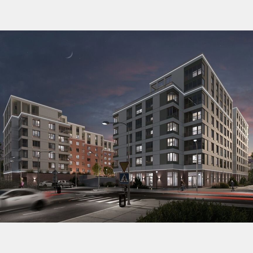 2-к. квартира, 59,3 м², 2/8 эт.