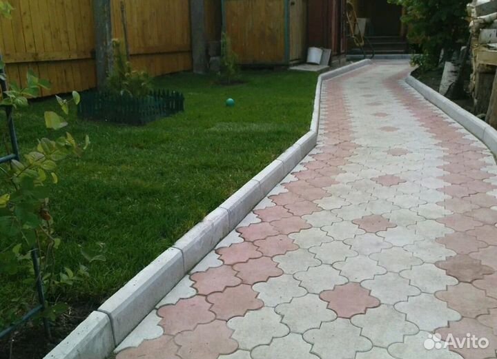 Тротуарная плитка и бордюры