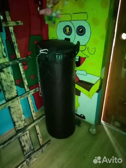 Боксерский мешок кожа