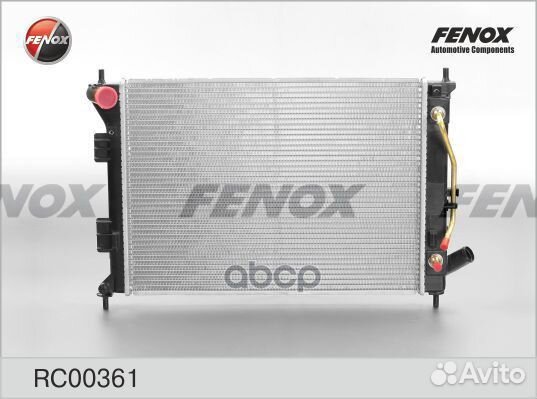 Радиатор охлажд.паяный rc00361 fenox