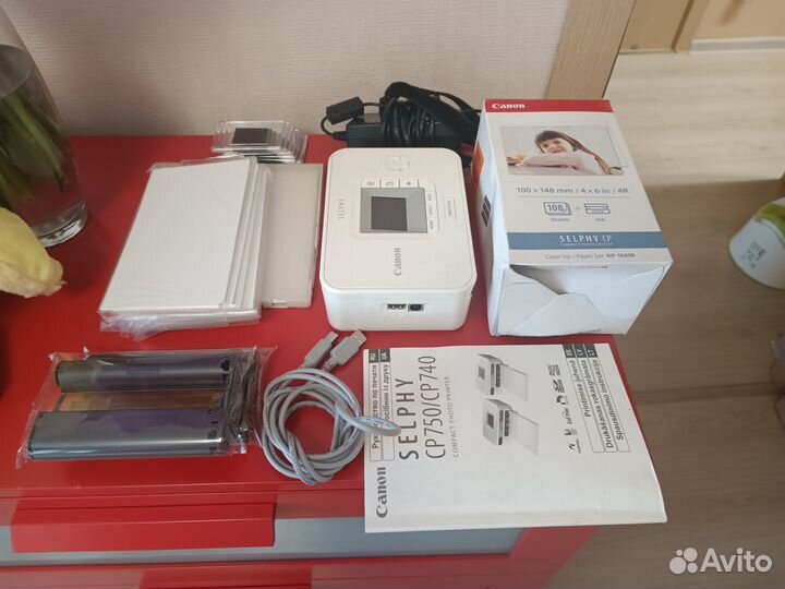 Фотопринтер canon selphy cp740+магниты