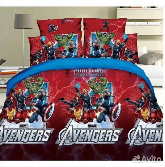 Детское постельное белье,покрывало,плед.хлопок