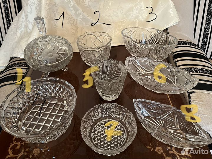 Ваза хрустальная из СССР