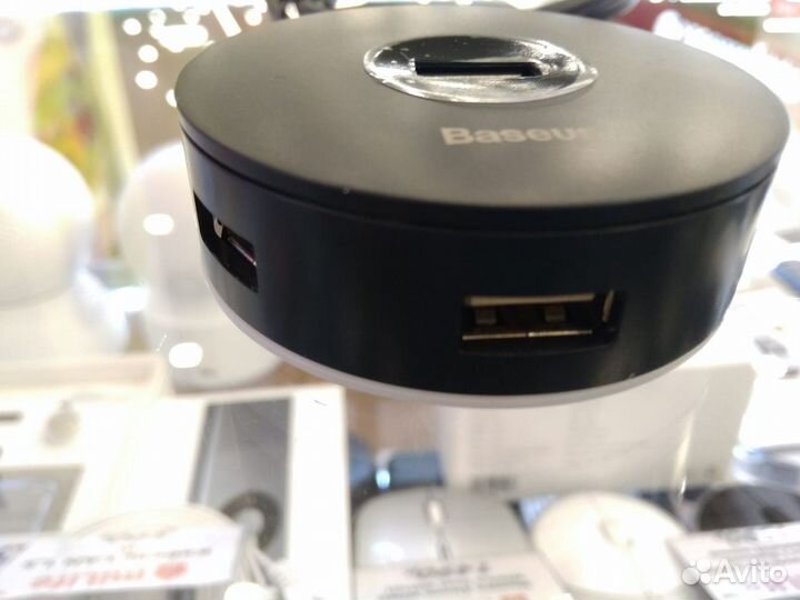 Хаб USB-концентратор Baseus Round box