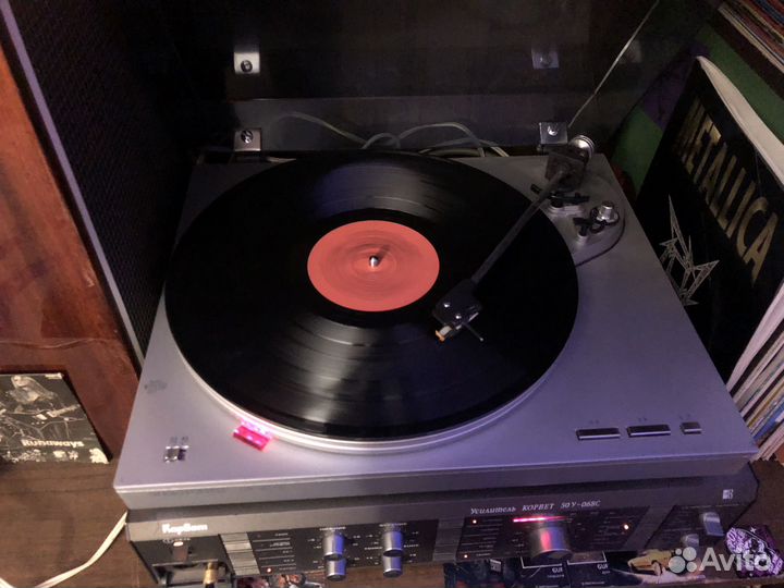 Проигрыватель винила СССР электроника 017с