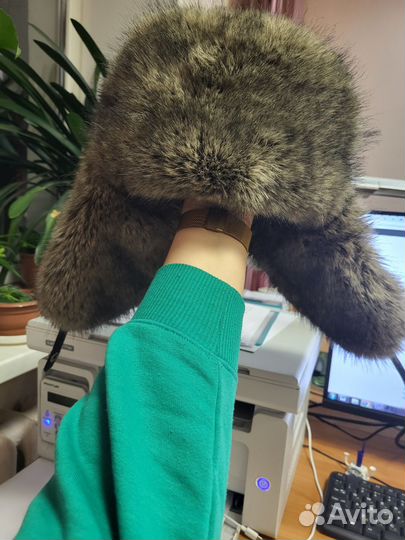 Мужская зимняя шапка ушанка меховая