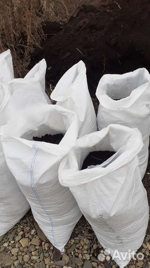 Торф, земля, перегной, навоз, опил в мешках