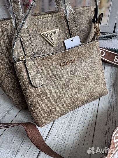 Сумка женская Guess 3 в 1 guess latona mini tote