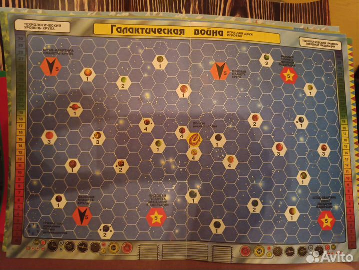 Игровые поля для книги Космические Войны (Росмэн)