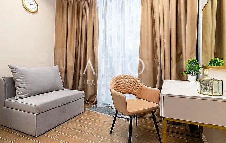 1-к. апартаменты, 16,3 м², 2/5 эт.