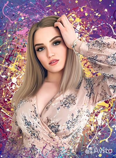 Портрет на холсте по фото(Разные стили)