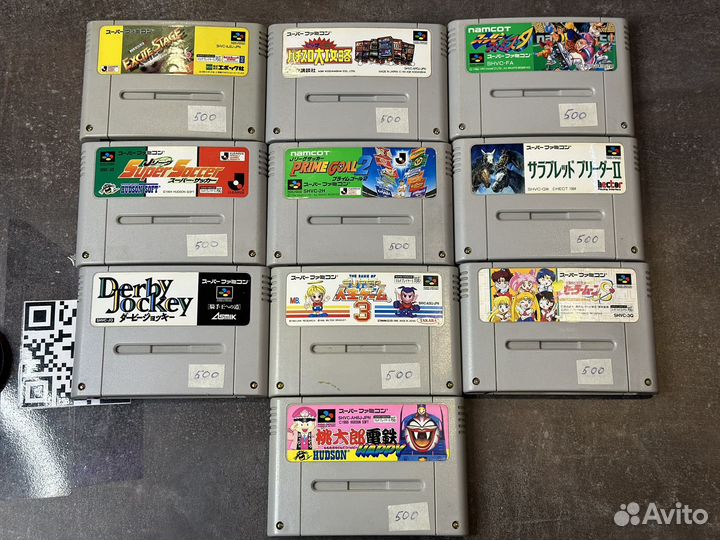 Картриджи для Super Famicom оригинальные