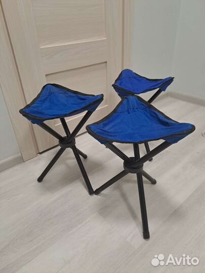 3 шт табурет складной туристический