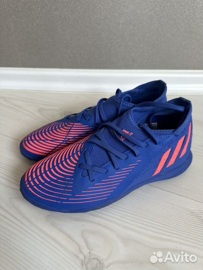 Бутсы сороконожки 36 Adidas Predator Edge.3 синие