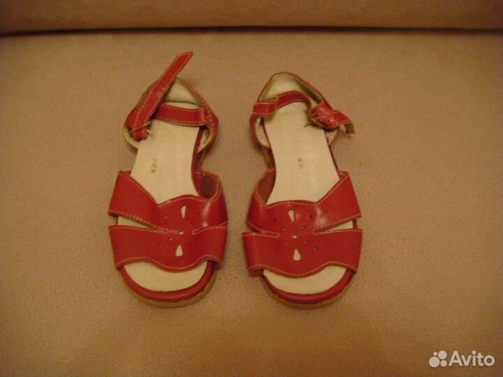Сандали детские (кожа ) СССР винтаж