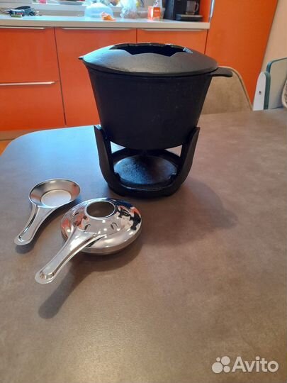 Набор для фондю. Чугун. Новое