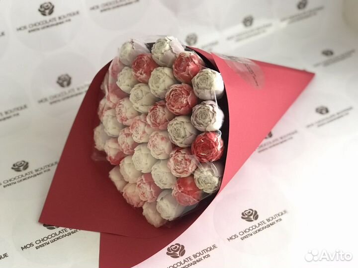 Шоколаднве пионы тюльпаны розы