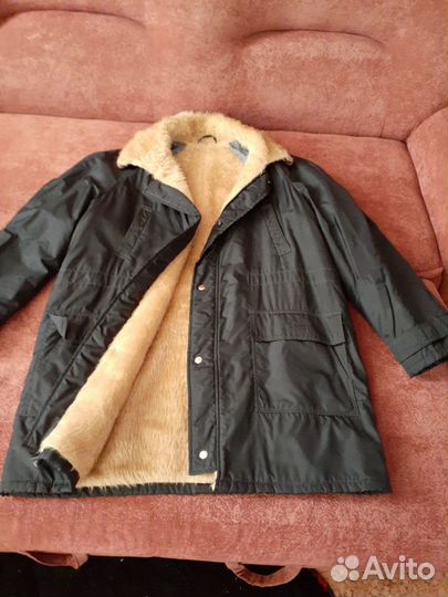 Мужская зимняя куртка парка размер 54