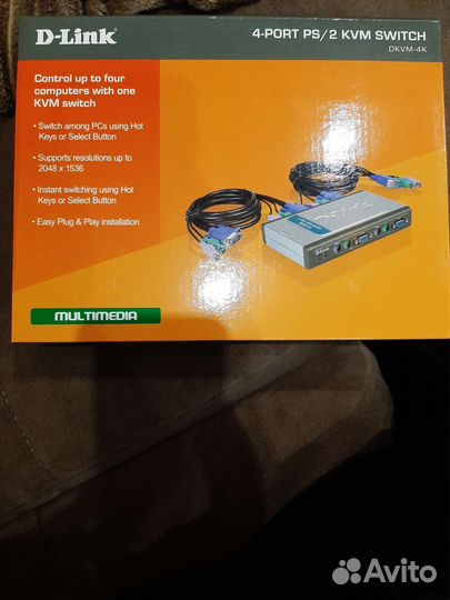 Kvm переключатель D-Link dkvm-4K