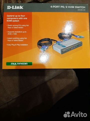 Kvm переключатель D-Link dkvm-4K