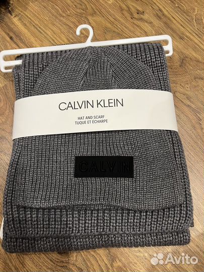 Комплект шапка и шарф CK