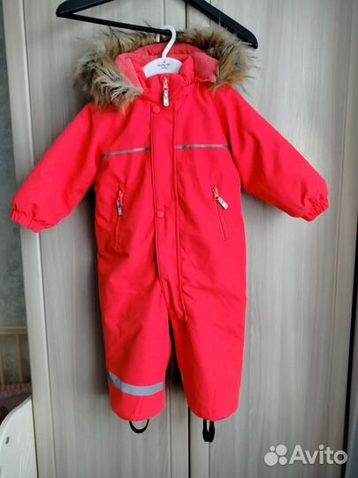Зимний комбинезон для девочки 86
