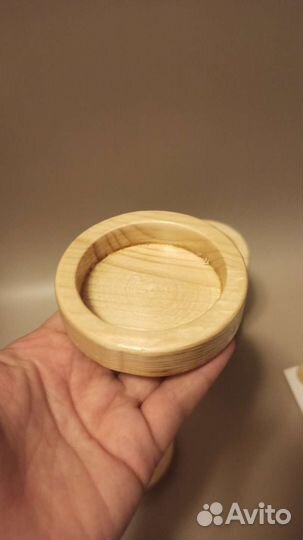 Подсвечник деревянный