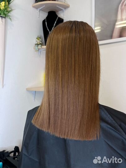 Кератиновое выпрямление