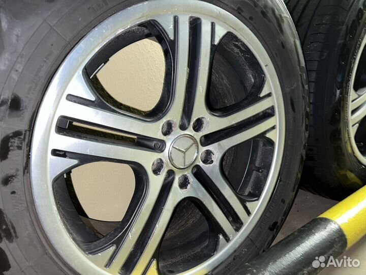 Оригинальные диски на mercedes r17