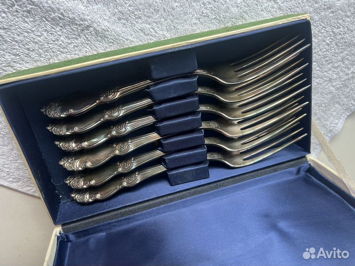 Набор столовых приборов мельхиор СССР