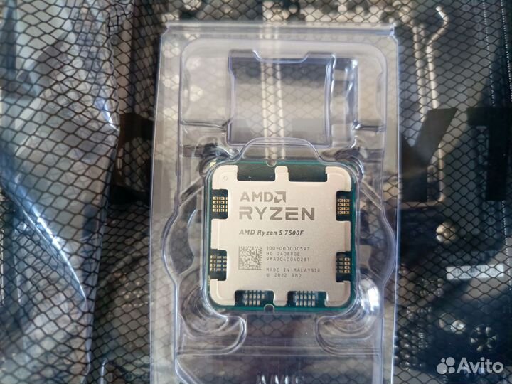 Новые плата AM5 B650 процессор Ryzen 7500f 16gb