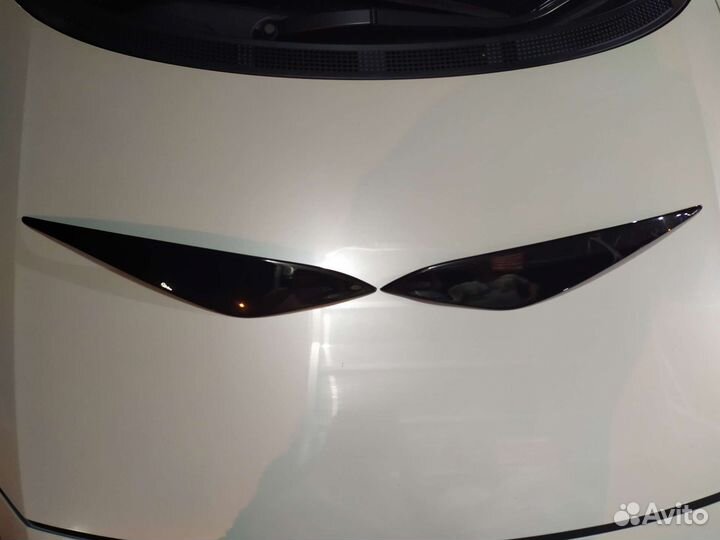 Реснички на фары honda fit