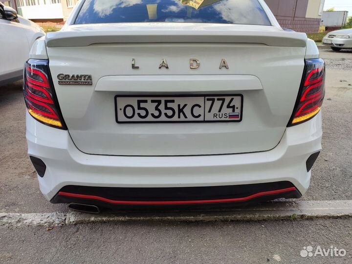 Фонарь LADA granta AMG тонированные диодные