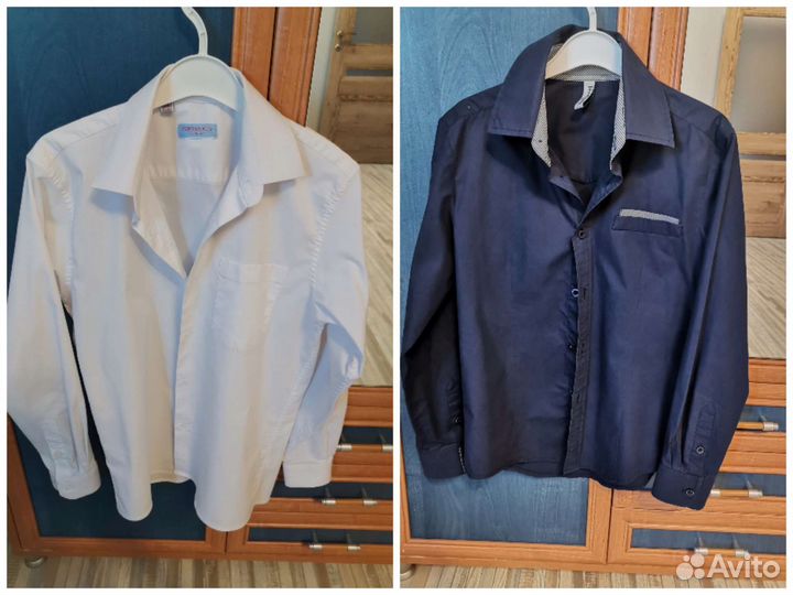 Комплект рубашек на мальчика 140-146-152