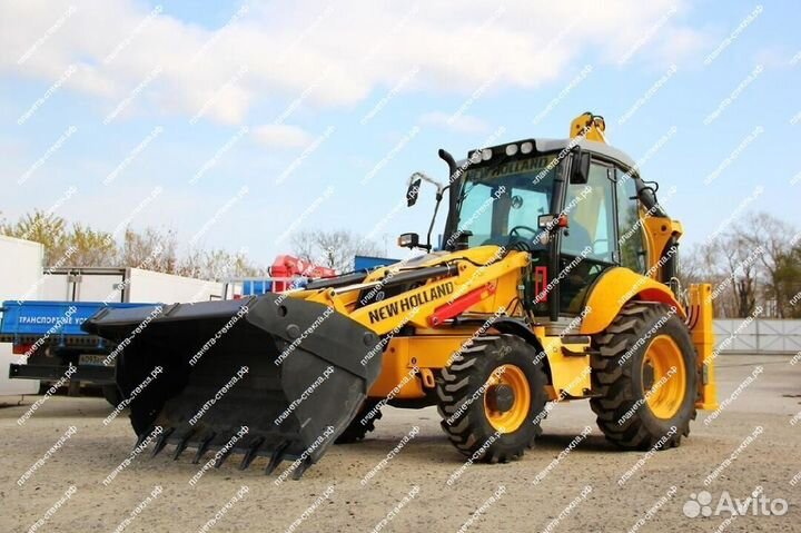 Стекло для экскаватора-погрузчика New Holland LB B