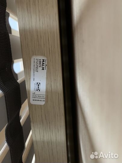 Кровать IKEA Malm с матрацем
