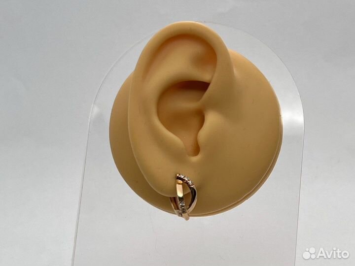 Золотые серьги 585 пробы