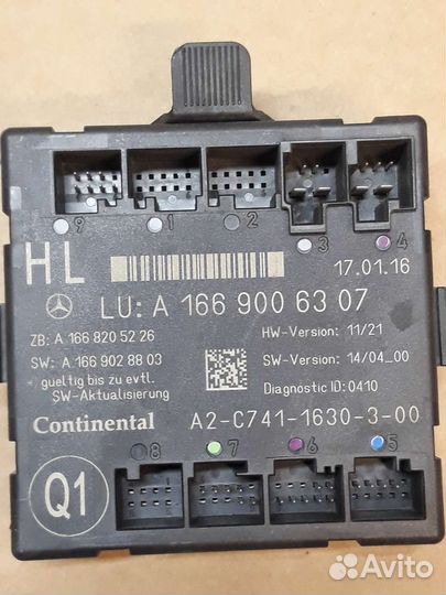 2016г Мерседес Блок управления двери Mercedes GL