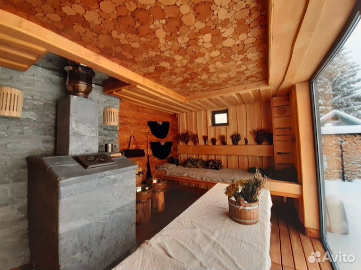 Баня на дровах Пушкинские Горы