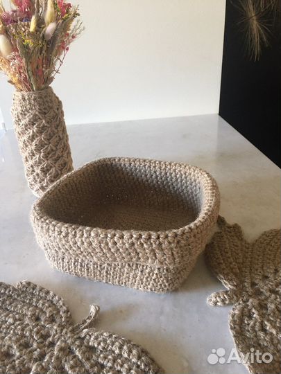 Корзины из джута