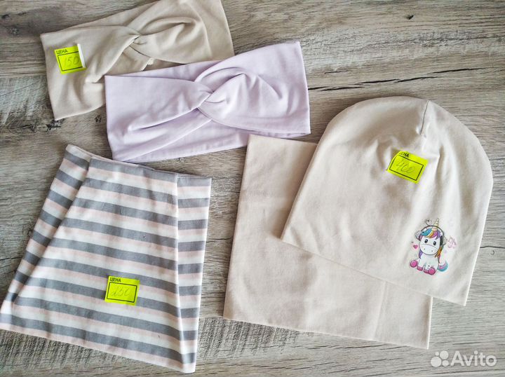 Шапочки, повязки на голову