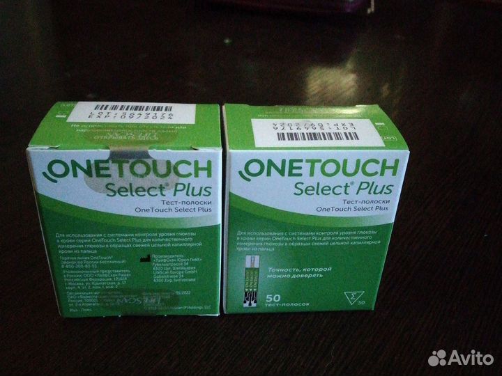 Тест полоски one touch select plus