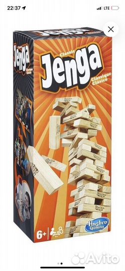 Новая настольная игра jenga дженга hasbro