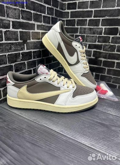 Кроссовки Nike Air Jordan 1 Travis Scott (Арт.7476
