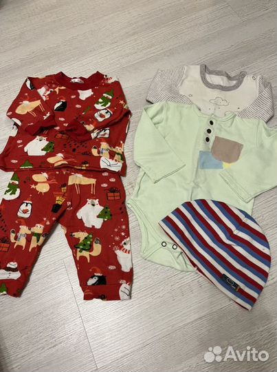 Большой пакет вещей на малыша до года