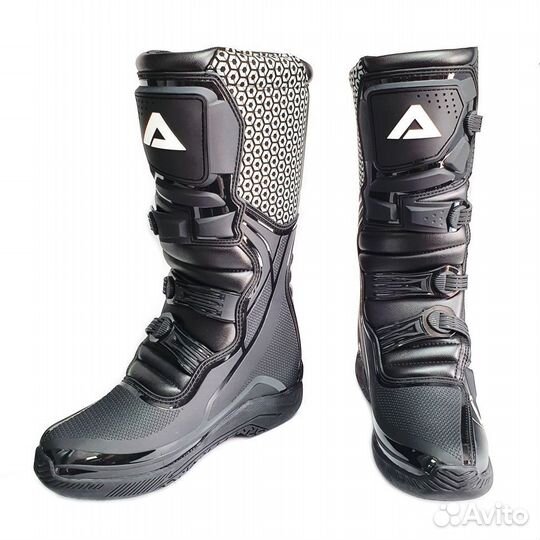 Мотоботы кроссовые ataki MX-001 черные