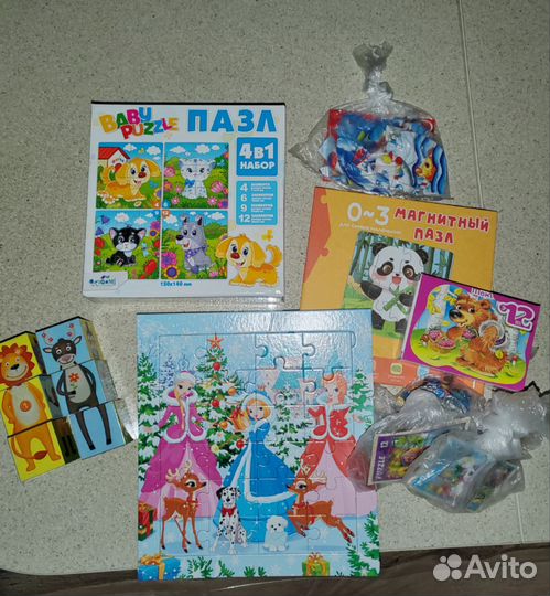 Пазлы пакетом 2+
