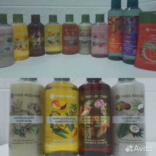 Гель для душа, шампуни от Yves Rocher