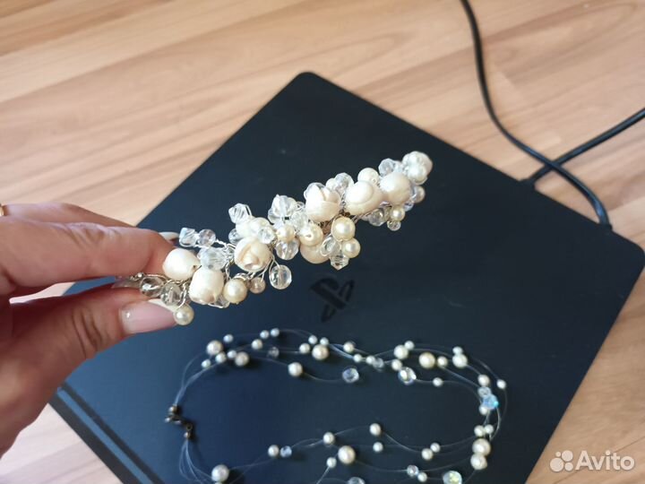 Свадебные украшения, диадема, колье