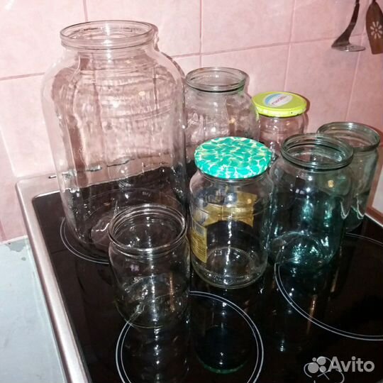 Стеклобанки 0,25-3,0л Стекло бутылки